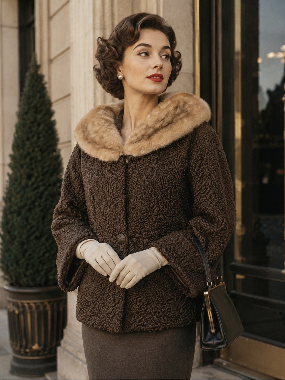 Vintage Master Furriers Winnipeg Persian Lamb & Mink Jacket | Circa 1950s–60s
